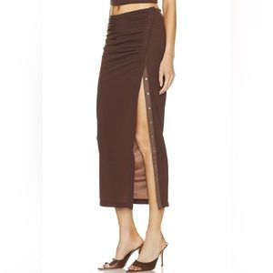 helmut lang- Twist Snap Skirt